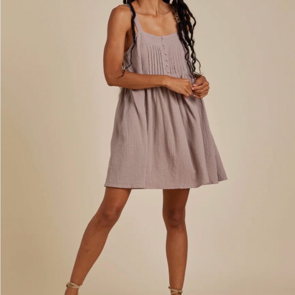 Rylee + Cru Purple Mini Dress